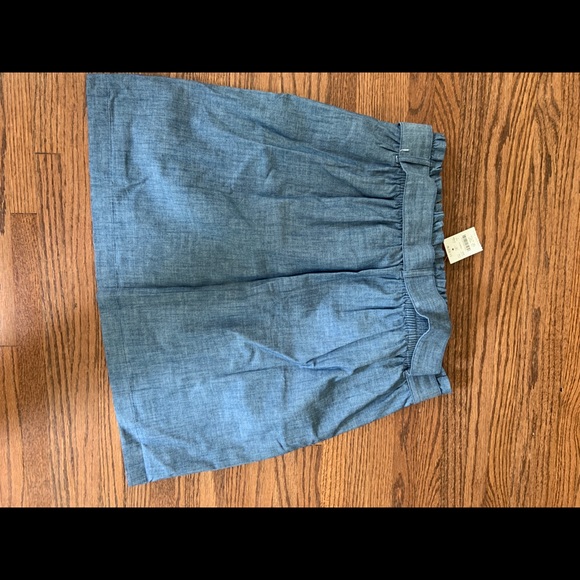 JCrew factory chambray skirt- size L - Picture 4 of 4